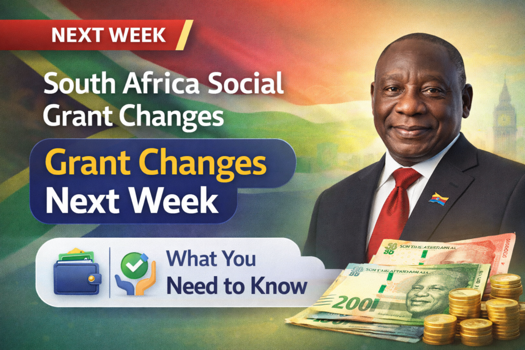 South Africa Social Grant Changes Coming Next Week – What You Need to Know