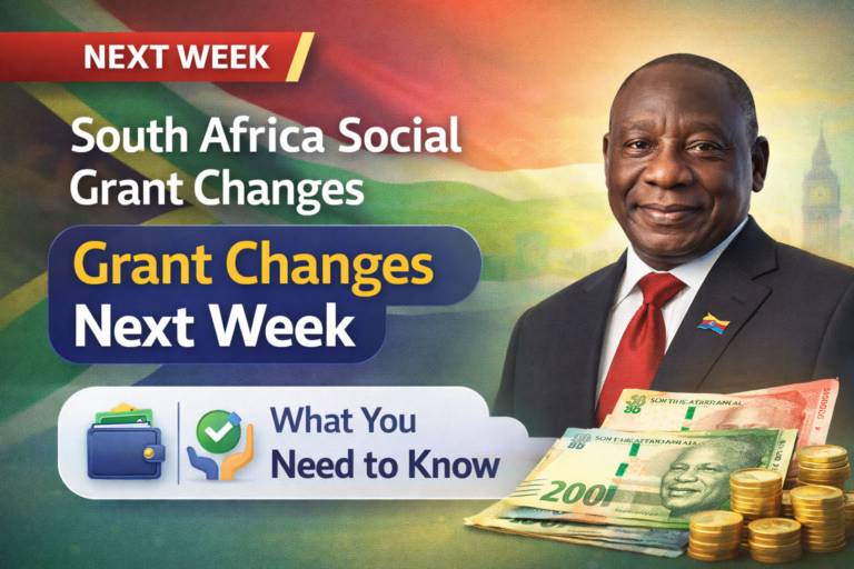 South Africa Social Grant Changes Coming Next Week – What You Need to Know