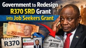 Government to Redesign R370 SRD Grant into Job Seekers Grant