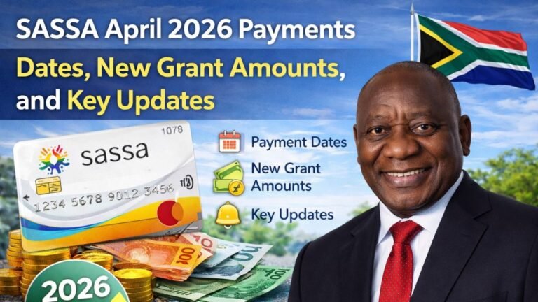 SASSA April 2026 Payments - Dates, New Grant Amounts, and Key Updates