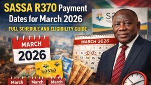 SASSA R370 Payment Dates for March 2026 - Full Schedule and Eligibility Guide